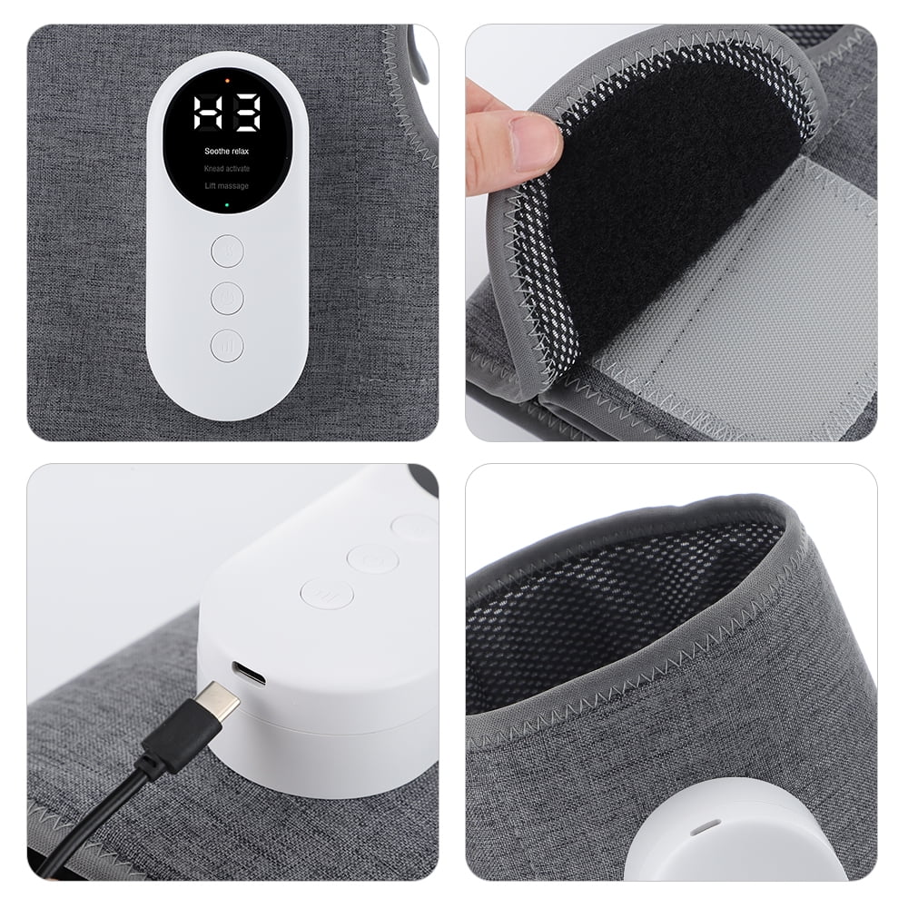 Leg Massager for Circulation and Pain Relief,Calf Air Compression Massager with Heat,Leg Massager with 3 Intensities,3 Modes,Easy to use, Muscle Relaxation, Gifts (Single)