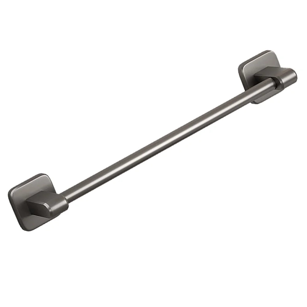 Aiteng 16in Self Adhesive Towel Rack for Bathroom Wall Mounted Towel Holder Storage Rack Bathroom Single Pole Towel Rod