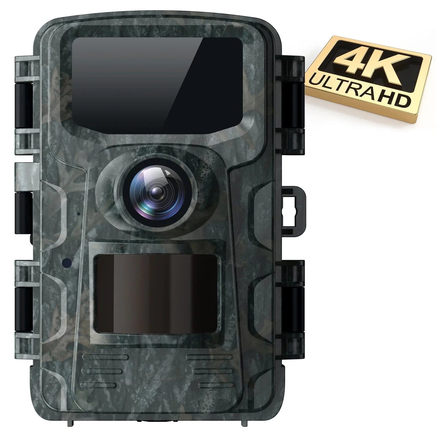 CAMPARK Trail Camera 4K 48MP Game Deer Hunting Camera with Night Vision Waterproof IP66 0.1s Trigger Time Latest Sensor Motion 120° Wide Angel Time-Lapse Trail Cam for Wildlife Monitor 2.0"LCD