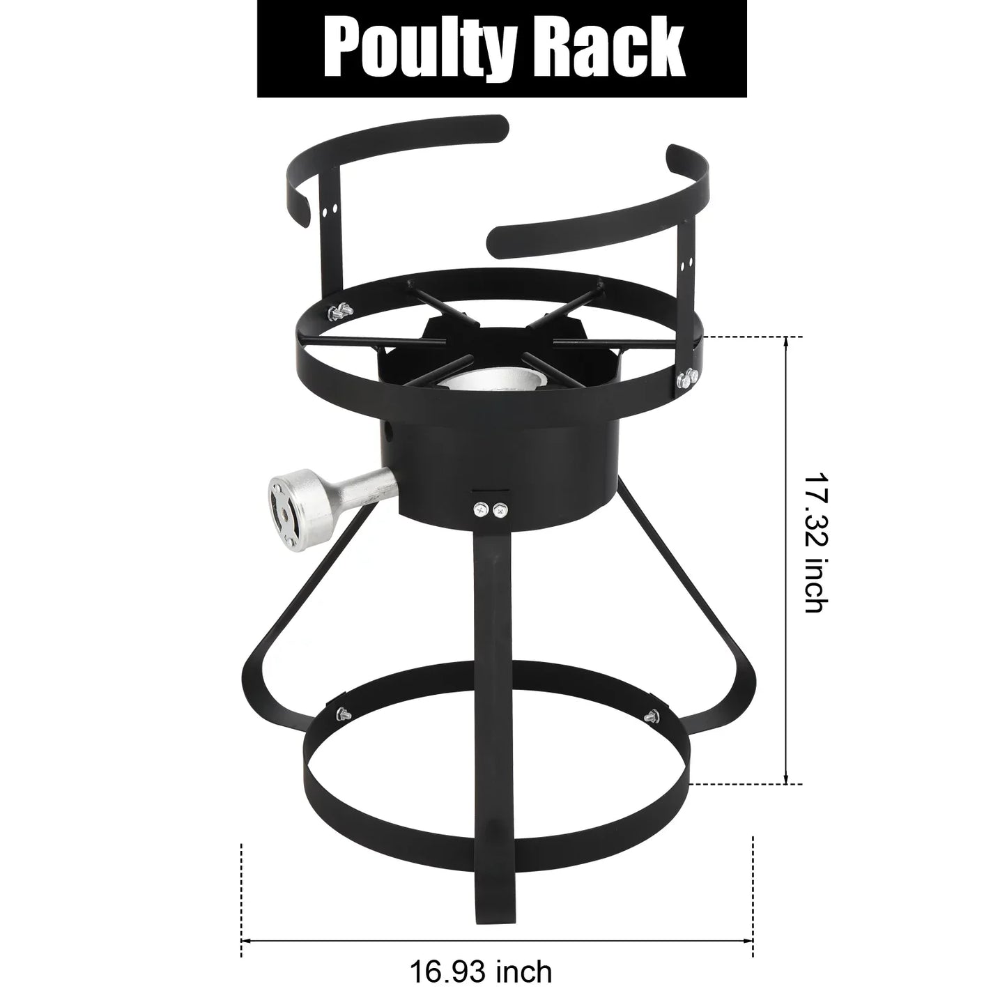Ktaxon Propane Outdoor Fryer Kit Aluminum Frying/Boiling Turkey Fryer Pot 30QT 4 Piece Set
