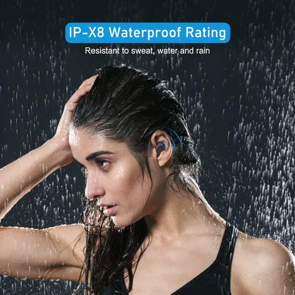 Wireless Earbuds Bluetooth 5.3 in Ear Light-Weight Headphones,60Hrs Playtime Ear Buds with Charging Case,Built-in Microphone Headset,Immersive Premium Sound with Deep Bass for Sport Black