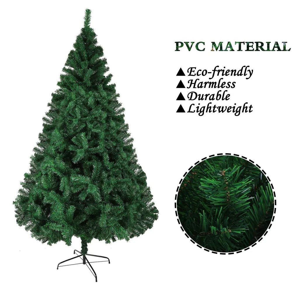 Ktaxon 7ft Artificial Christmas Pine Tree with 1100 Tips, Xmas Indoor Decoration Full Tree with Solid Metal Legs