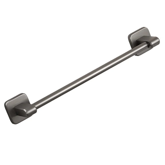Aiteng 16in Self Adhesive Towel Rack for Bathroom Wall Mounted Towel Holder Storage Rack Bathroom Single Pole Towel Rod