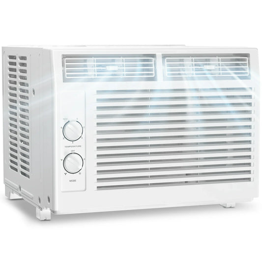KISSAIR 5,000 BTU 115V U Shaped Window Air Conditioner, for Small Room AC Unit air conditioner Easy Installation, Cools up to 150 Sq. Ft