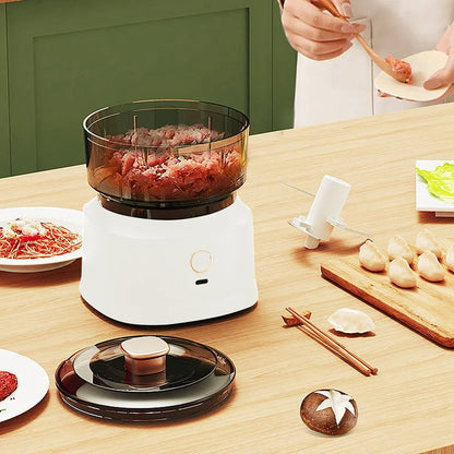 Aiteng 350ML Electric Garlic Chopper Rechargeable Portable Mini Powerful Food Processor, Low Noise & High Efficiency for Ginger Chili Meat