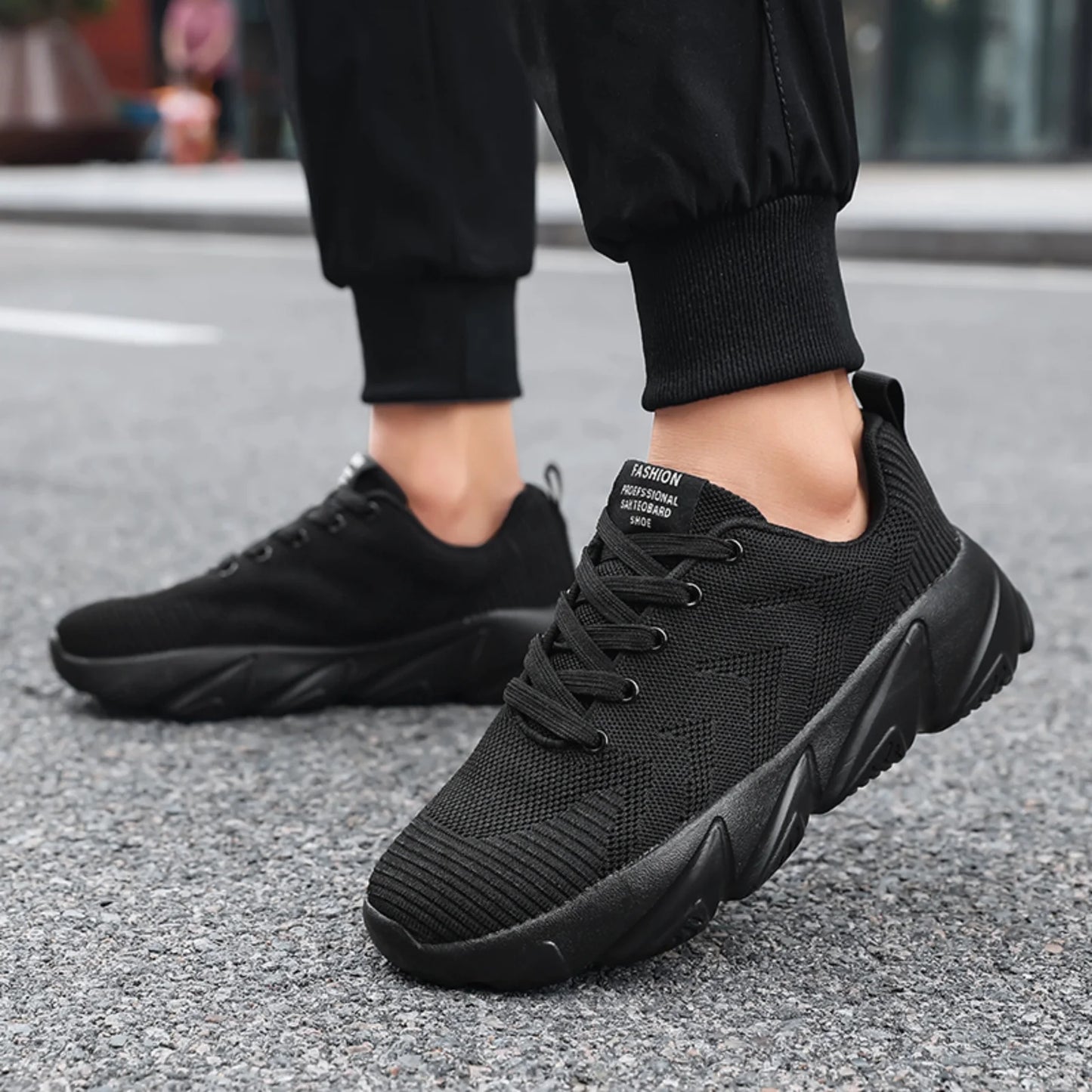 LASUDRAA Men's Shoes Running Casual Breathable Walking Lightweight Athletic Sneakers Outdoor Shoes